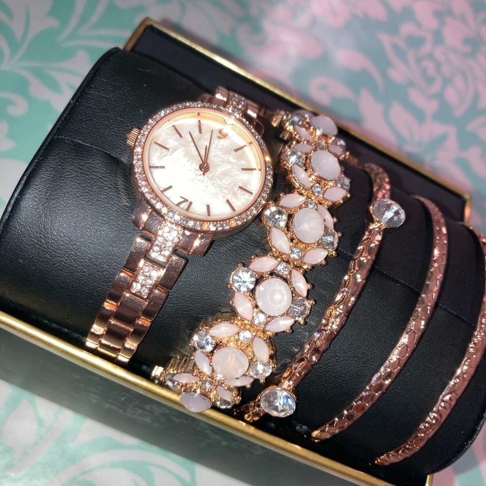 Watch and bangles
